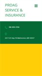 Mobile Screenshot of proagservice.com